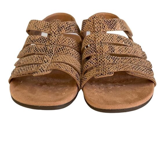 Women's Vionic Snakeskin Tan Harissa Sandals Size 6 - Picture 3 of 8